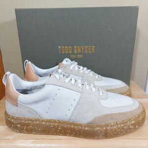 Todd Snyder Tuscan Court Sneakers Biscotti Nubuck Made In Italy Men's Size 11